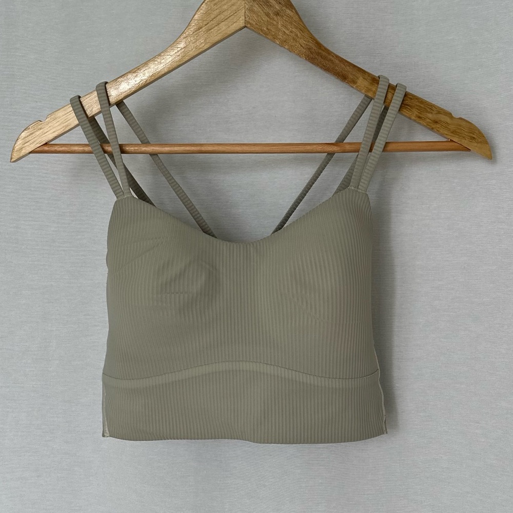 Like a Cloud Ribbed Longline Bra Light Support, D/ DD Cup